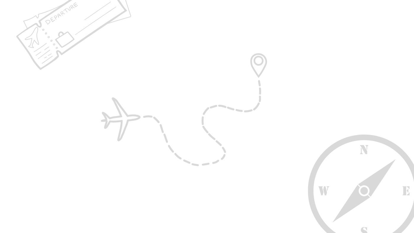 Illustrated map line showing a flexible learning path